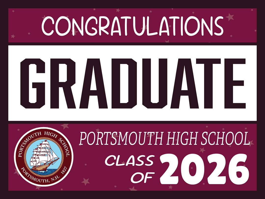 Minuteman Press of Exeter - Portsmouth High School Graduate Yard Signs